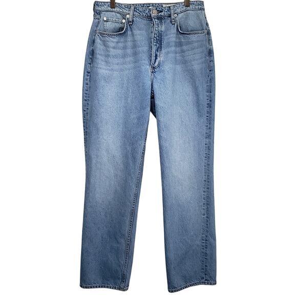 RAG & BONE Alex High-Rise Straight Jeans Button Fly Color-Lucy Women's 31 ~VGUC - Picture 1 of 12